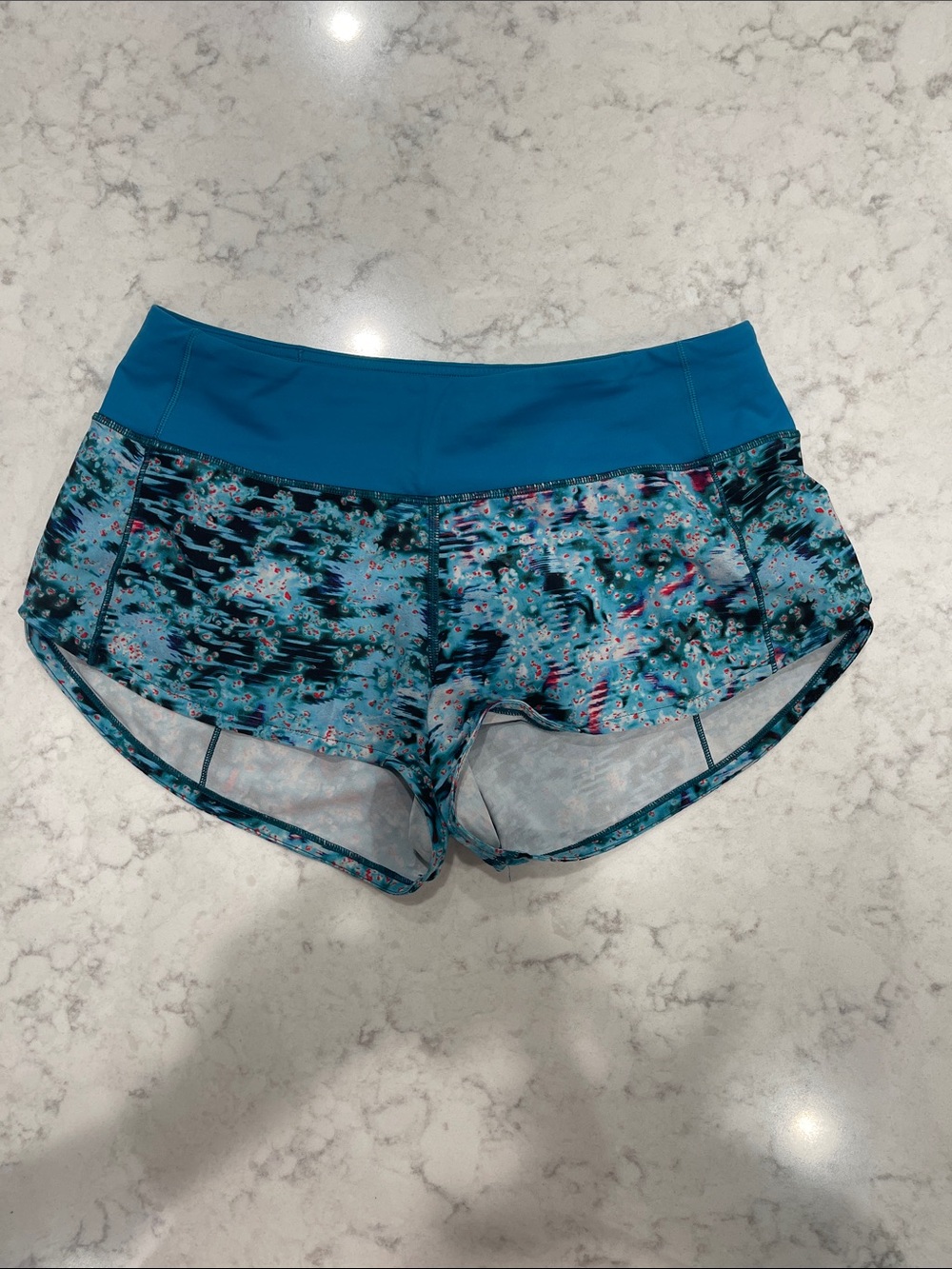 lululemon  speed up low rise 2.5” Patterned Athletic Shorts